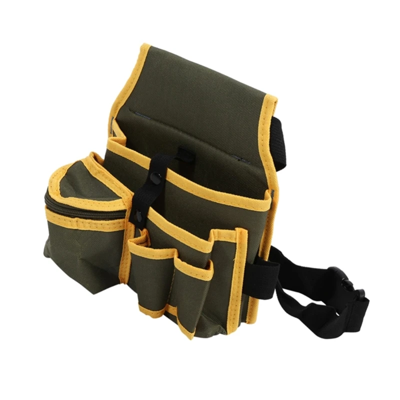 

Canvas Electrician Tool Belt Carpenter Construction Holder Pockets Quick Release Buckle Waist Belts