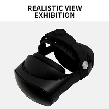 Quest Pro 교체용 헤드 스트랩, 편안함 조절 가능 얼굴 압력 감소 VR 헤드셋 액세서리