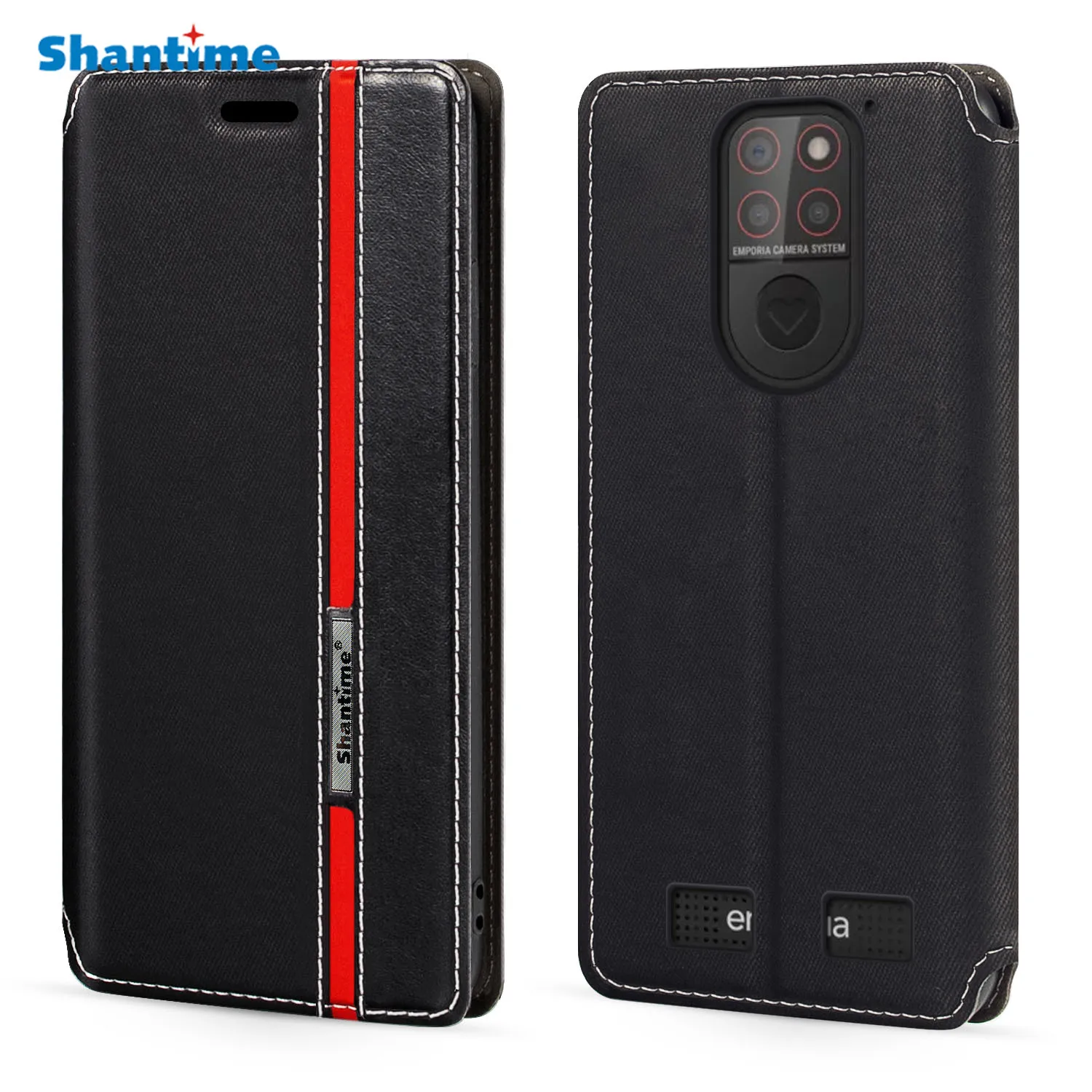 

For Emporia Smart 5 Mini Case Fashion Multicolor Magnetic Closure Leather Flip Case Cover with Card Holder 4.59 inches