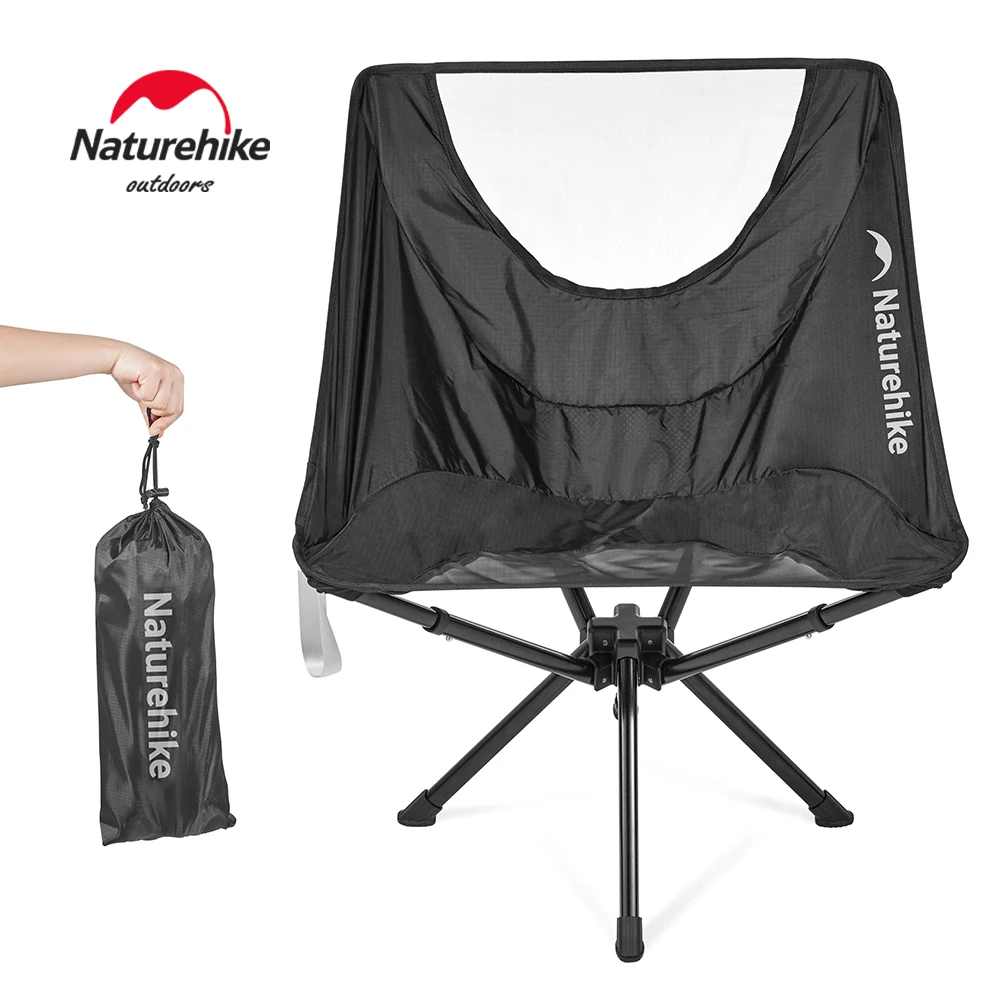 Chaise pêche Naturehike 2024 ultralégère aluminium haute charge pliante camping randonnée