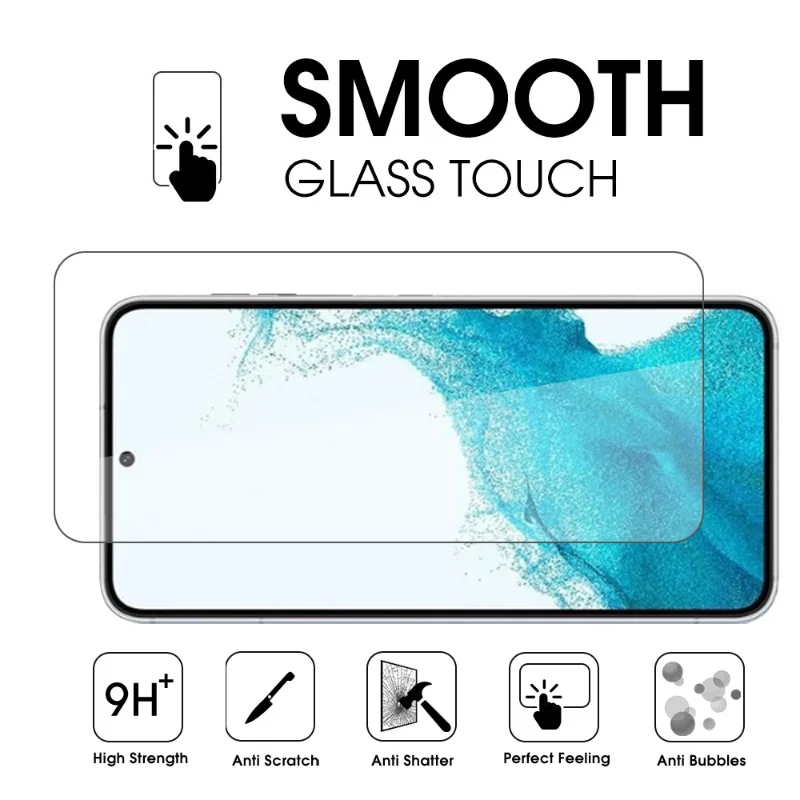 For Samsung Galaxy S23 5G Screen Protector Fingerprint Unlock Protective Film Anti-scratch Tempered Glass for Galaxy S23 S23Plus