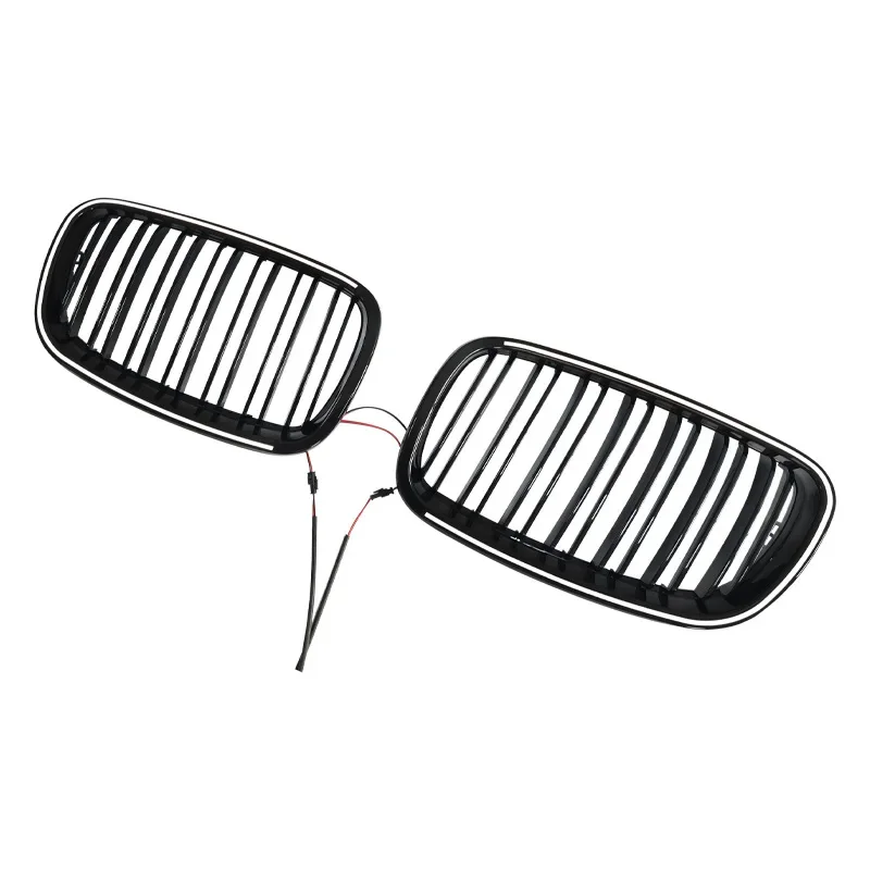 Car Racing Grill LED Illuminated Grille X5 E70 X6 E71 2007-2013 Dual-line Repla