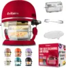 Air Fryer - Glass 5 Quart w/ 360 Visibility, Self-Cleaning, 400F Vortex Air Fryer for Even Cooking, Free 1