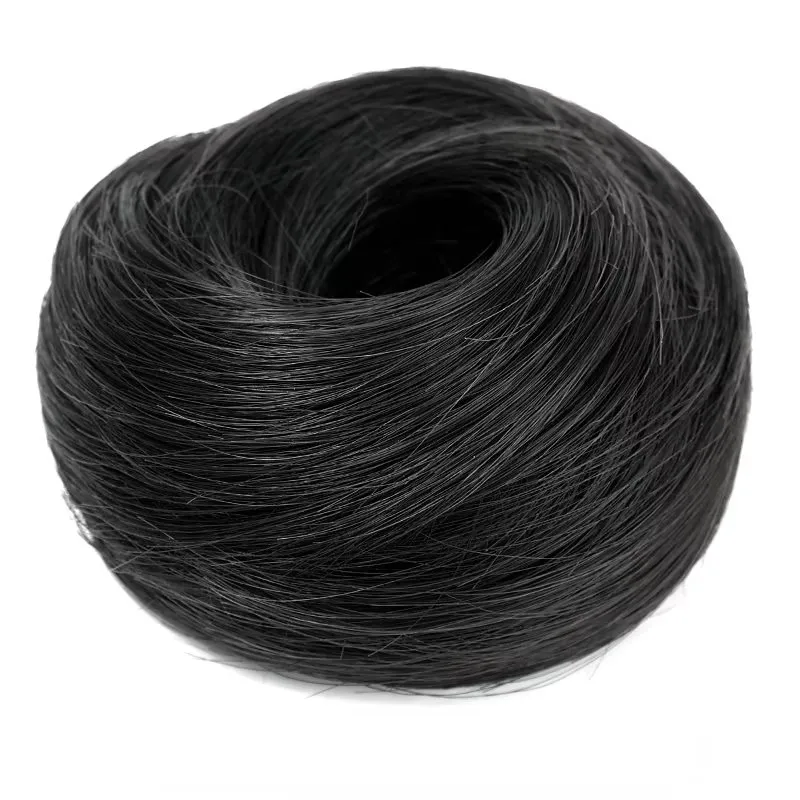 Synthetic Hair Bun Curly Straight Scrunchies Updo Bands Elastic Band Hairpieces for Women Volume Fringe