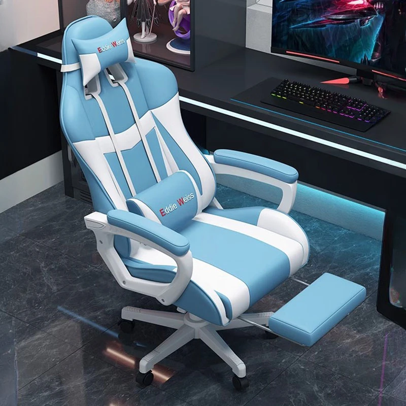 

Recliner Support Chair Normal Wheels Boys Armchair Living Room Chair Lazy Nordic High Chaise De Bureaux Office Furniture