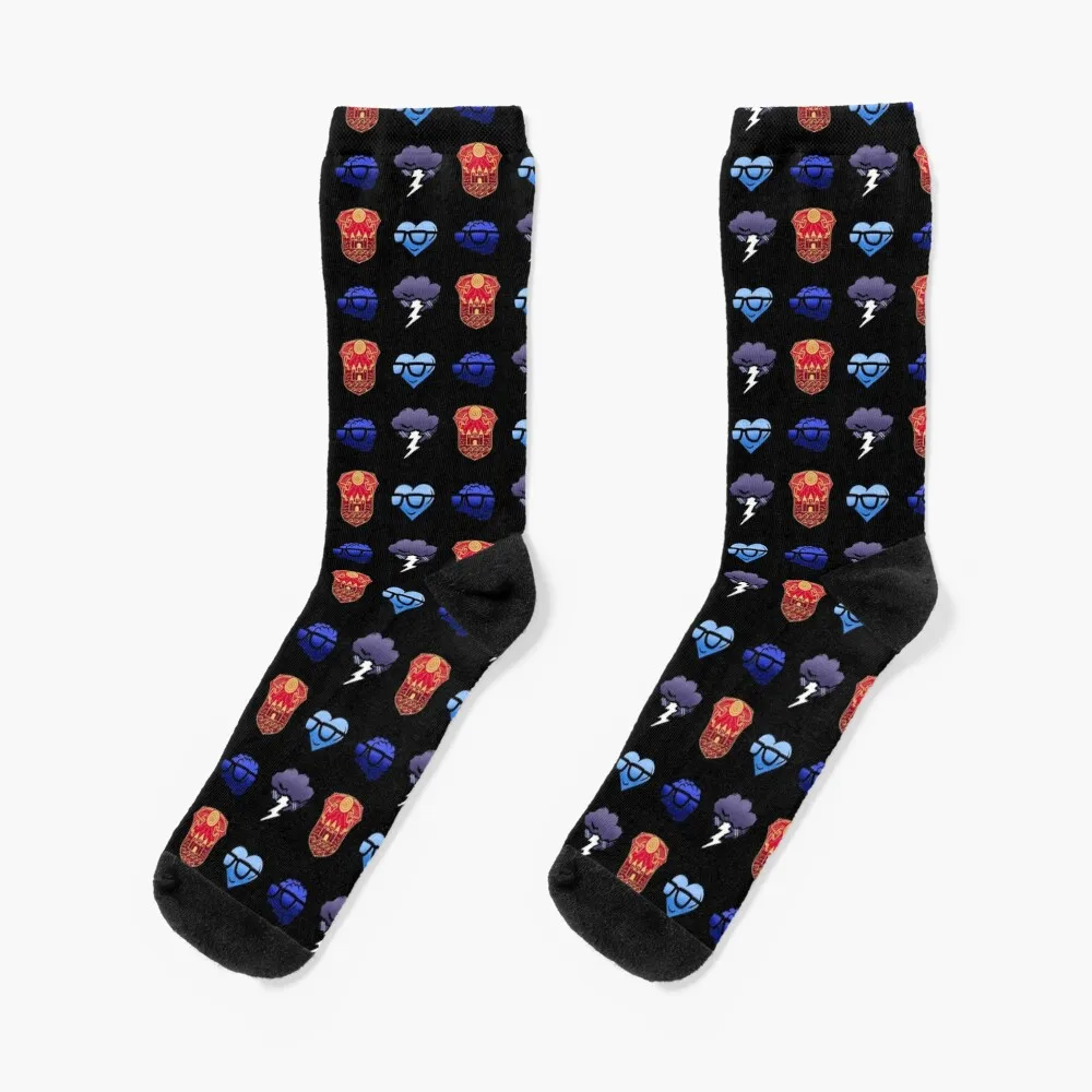 

Galaxy Logos of Sanders Sides Socks cycling Rugby Men Socks Women's