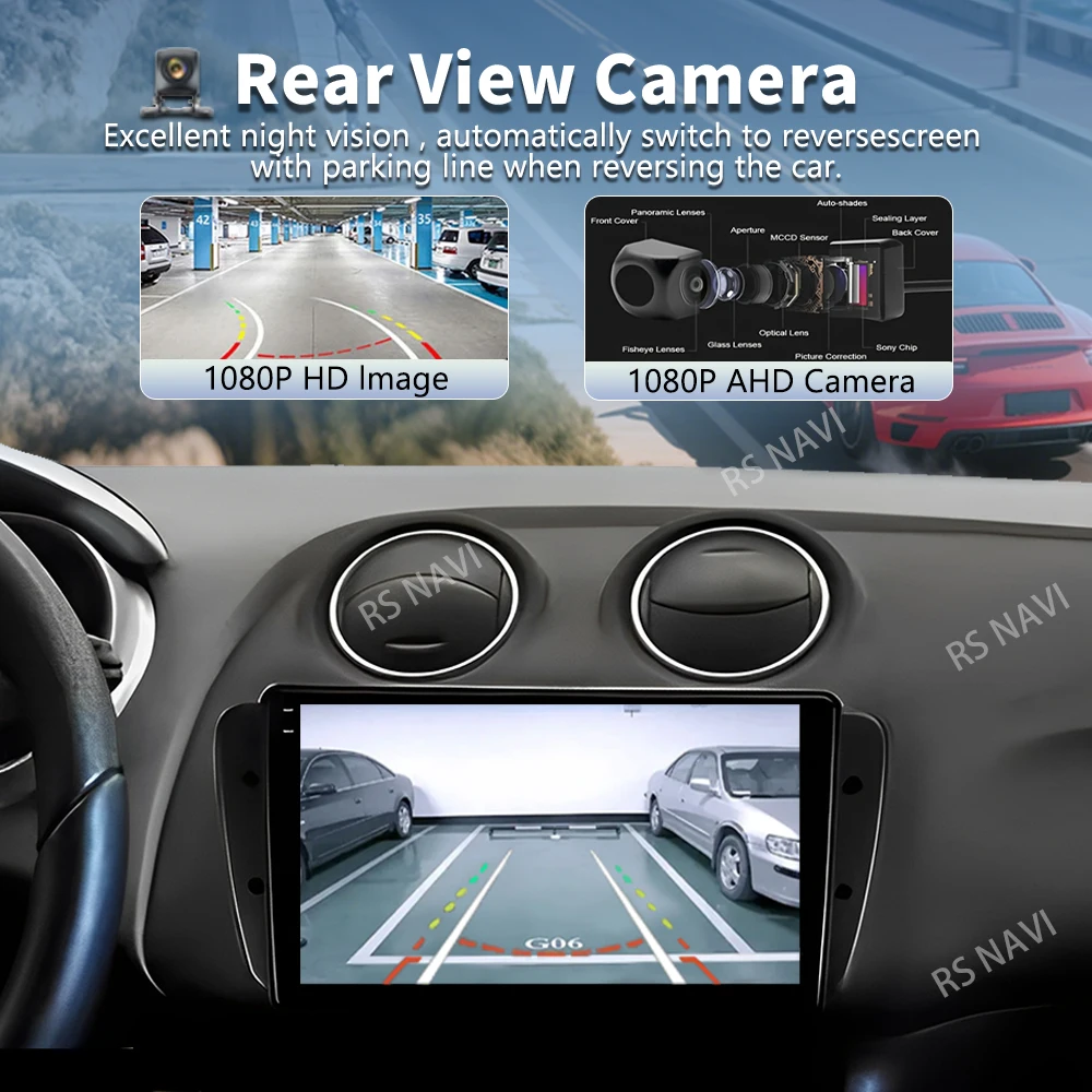 Radio Multimedia para Auto con Android 16 para SEAT Ibiza 6J IV 4 2008-2015, Pantalla QLED 2K, Reproductor de Video, GPS, Voz AI, CarPlay 2