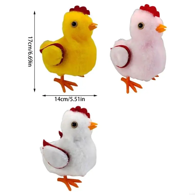 N1HB Plush Chicken Toy Like Like Animal Easters Day Festival Simulation Chick Toy Early Education Kids Easters Basket Filler