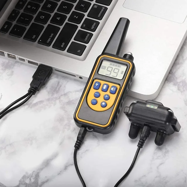 Pet Dog Training Collar Electronic Remote Control Waterproof Rechargeable 2