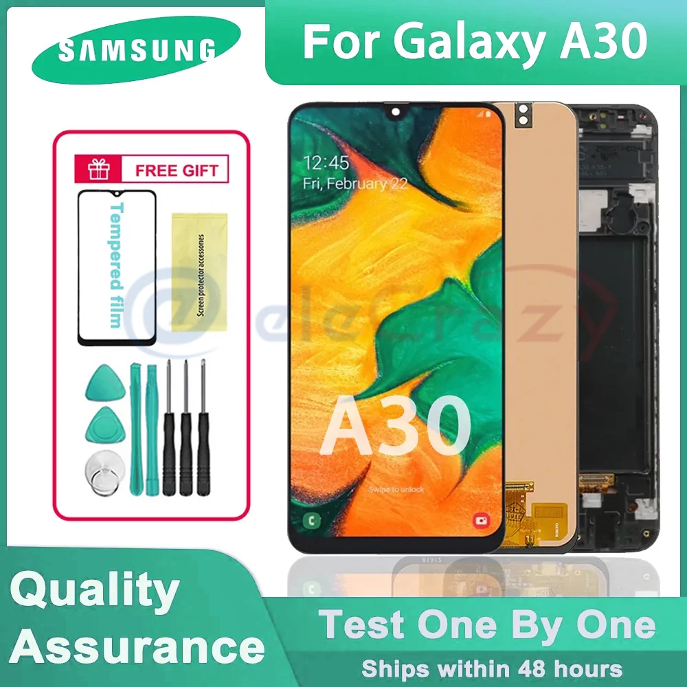 

6.4" Original LCD Display for Samsung Galaxy A30 A305/DS A305F A305FD A305A LCD Touch Screen Digitizer Assembly For Galaxy A30