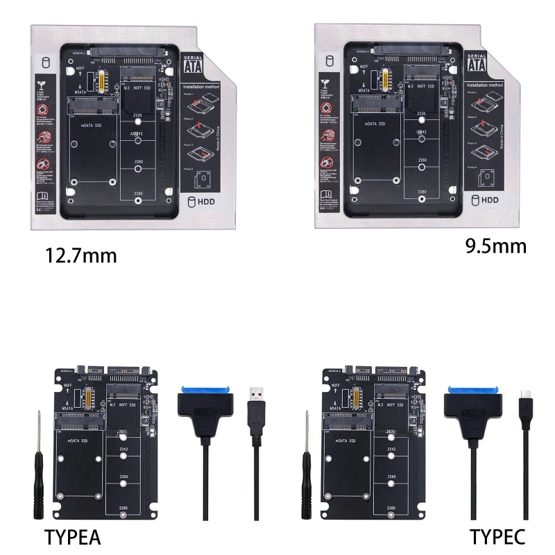 G5aa M 2 Ngff Msata Ssd To 2 5 Ssd Drives Connector Converter g5aa-m-2-ngff-msata-ssd-to-2-5-ssd-drives-connector-converter
