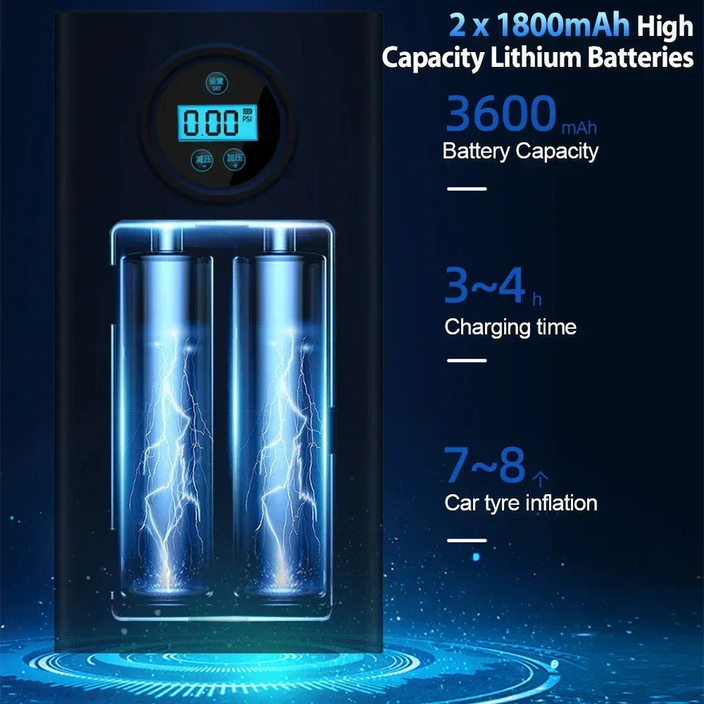Air Pump Electric car Bicycle car special tire portable automatic pneumatic charging