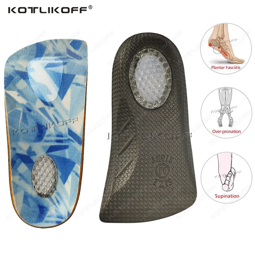 Orthopedic Half Insole For Flat Foot/Arch Support/Plantar Fasciitis ...