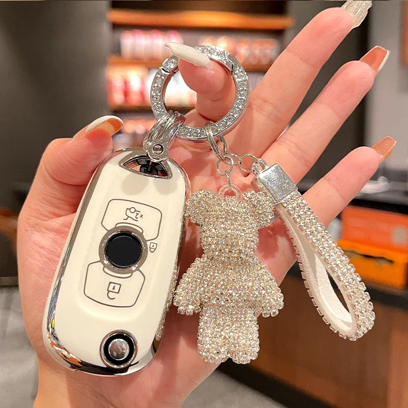 Tpu Car Flip Key Case Cover Per Buick Verano Encore Gx Gl6 2018 - 2020 Per Opel Vauxhall Astra K Corsa E Portachiavi Accessori