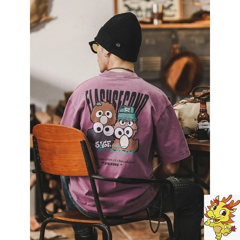 

Футболка мужская весёлая с коротким рукавом, 2024 г