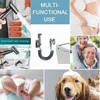 Handheld 304 Bidet Sprayer for Toilet, Bathroom Bidet Attachment with 1-In-2-Out Dual Control Valve, Retractable Spring Hose 4