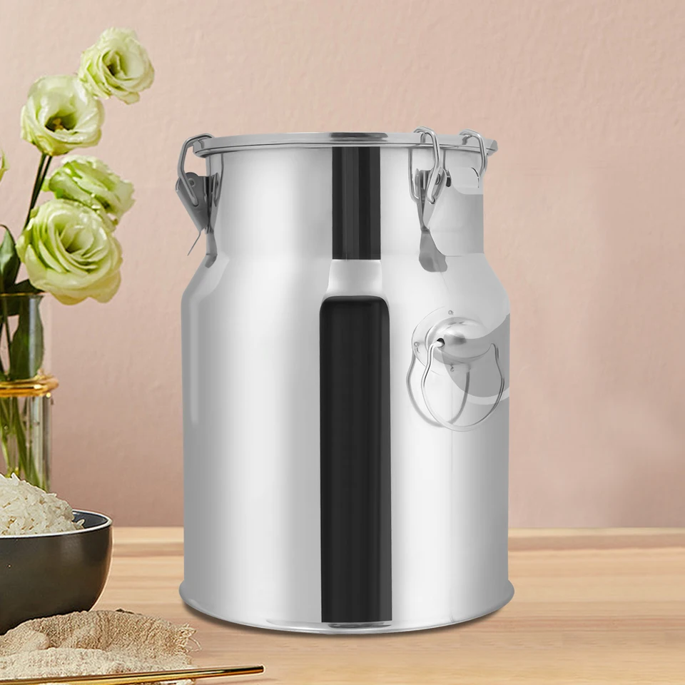 Stainless Steel Milk Storage Jug with Tight Lid