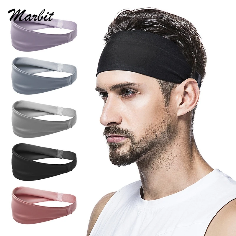 

Sports Headbands For Men Women 1PC Non-Slip Moisture Wicking Workout Sweatband Fitness Running Cycling Football Yoga Hairband