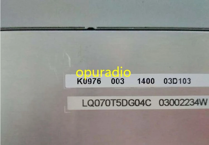 Original 7inch LCD display LQ070T5DG04 LQ070T5DG02 screen Car DVD GPS Navigation LCD module audio systems
