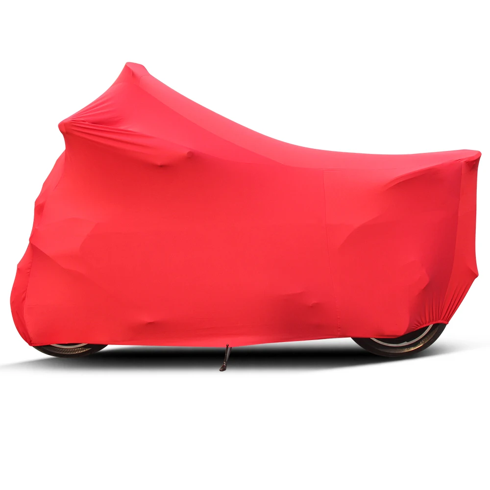 Universal Motorcycle Covers UV Protector Cover Indoor Outdoor 2 Colors Bike Motor Scooter Dustproof Cover Elastic Fabric M-4XL