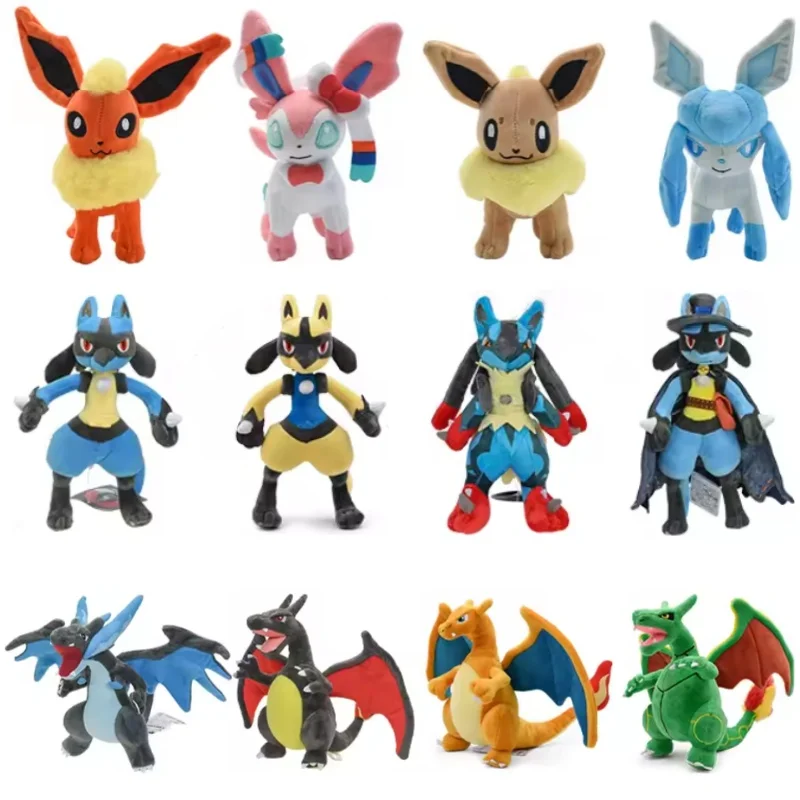 Anime-Inspired Plush Set: Dragona Evolution Soft Collectible Ornaments