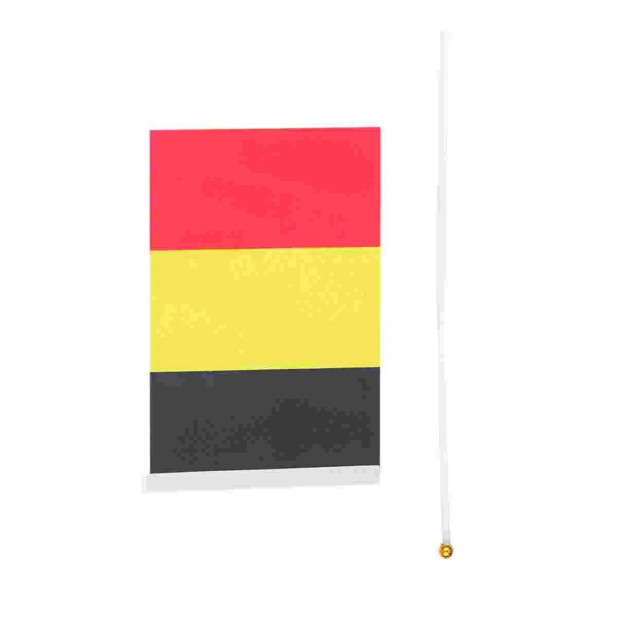 Piccole Bandiere Nazionali Tenute In Mano Sul Bastone Bandiere Del Bastone Del Paese Internazionale Del Mondo Con La Decorazione Del Partito Dei Pali