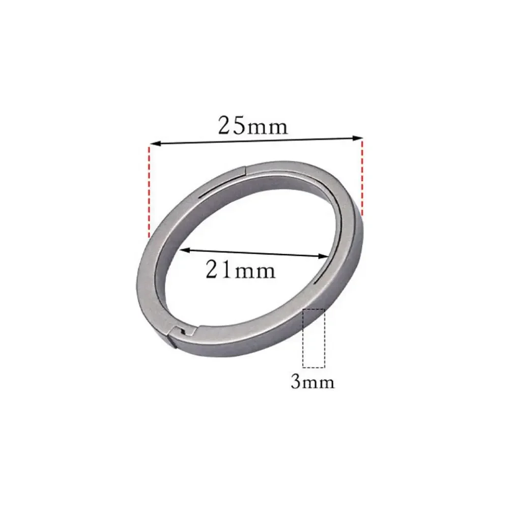 Premium Titanium Alloy Key Rings - Super Lightweight and Durable, Creative Gift