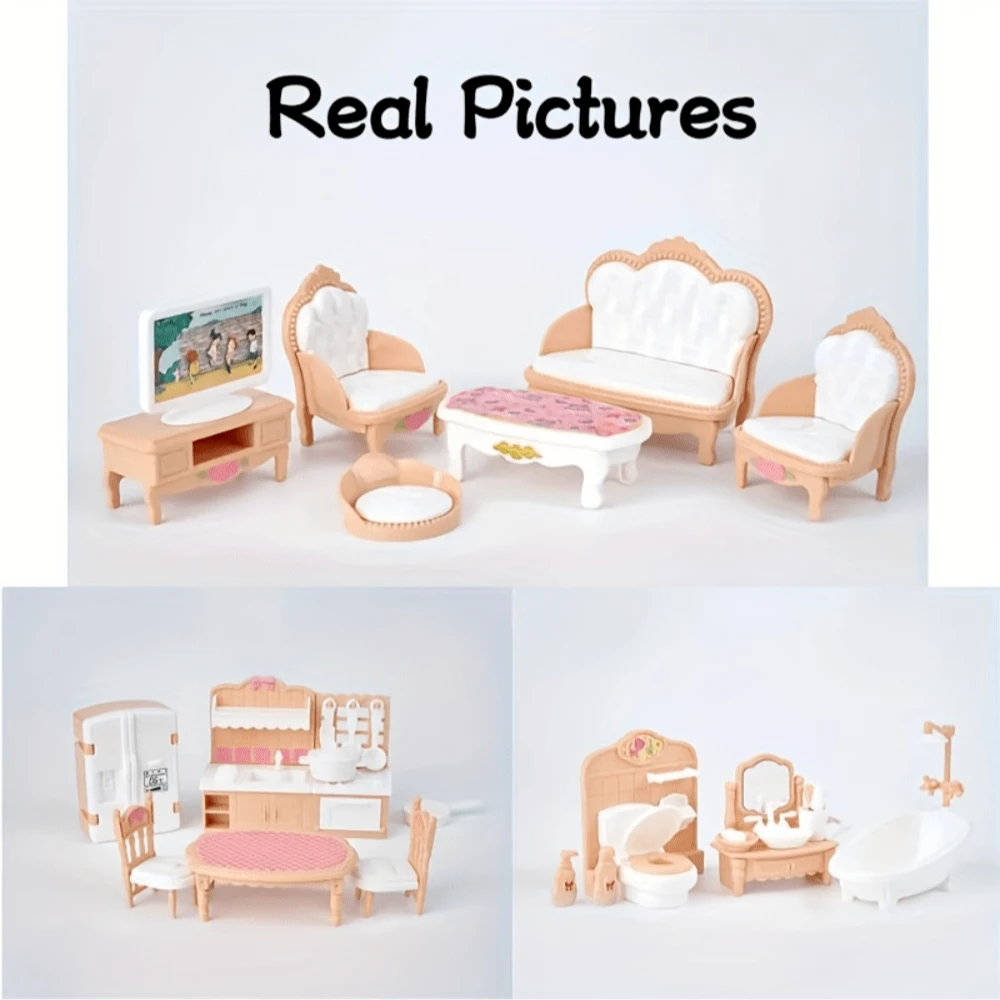 1:12 Miniature Dollhouse Furniture Set 4