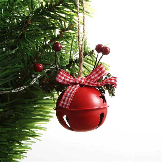 Large Jingle Bells Decoration with Holiday Bow