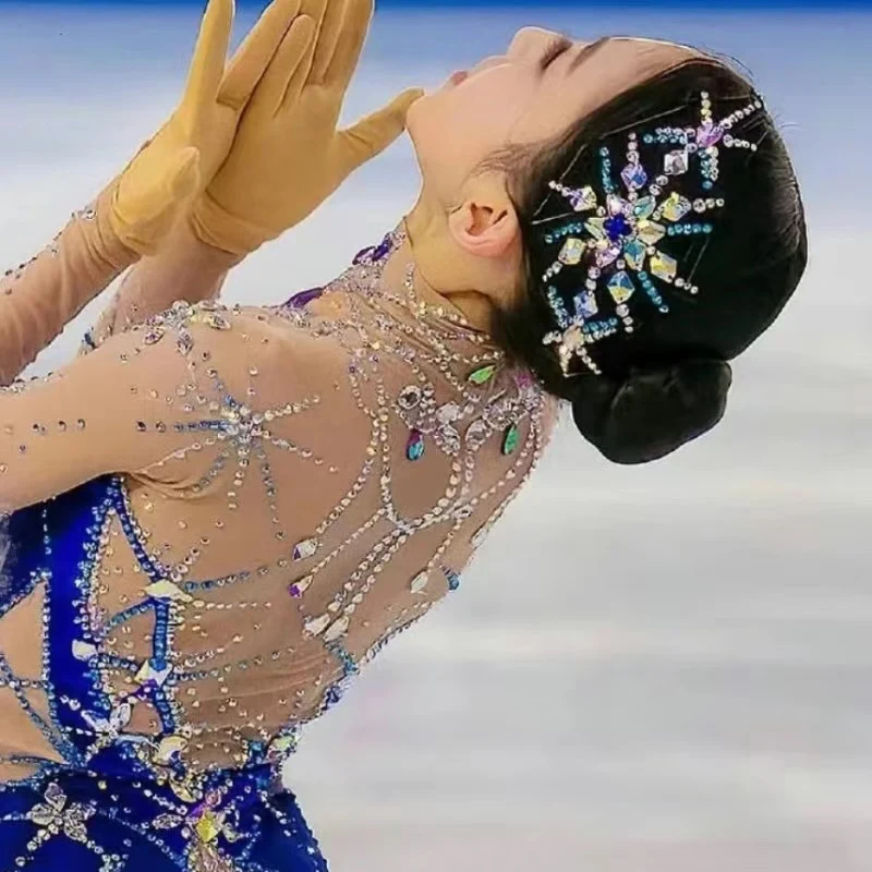 Figure Skating Artistic Gymnastics Grading Kosten Children Adult Headwear Headflower