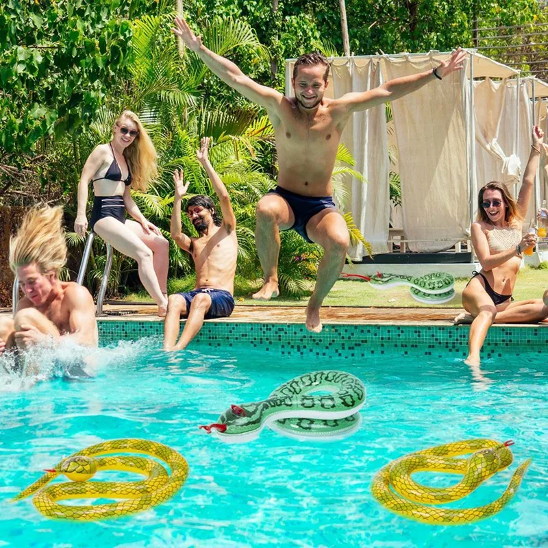 Inflatable Snake Toy Inflatable Snake For False Inflatable Snakes For Garden Props To Scare Birds Squirrels 3