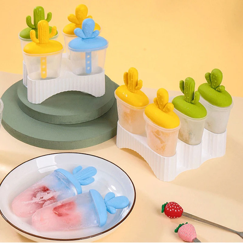 

Cactus Shape Ice Cube Tray PP Material Fruit Ice Cube DIY Creative Ice Cube Mold Kitchen Accessorie