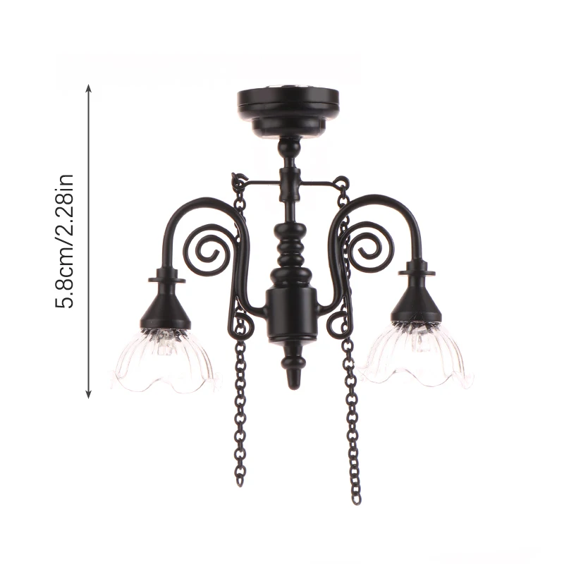 1/12 1:12 modern poppenhuis Hanglamp bol. Design lampenkap werkende lamp miniatuur led batterij. Plafondlamp miniatuur handgemaakt - België