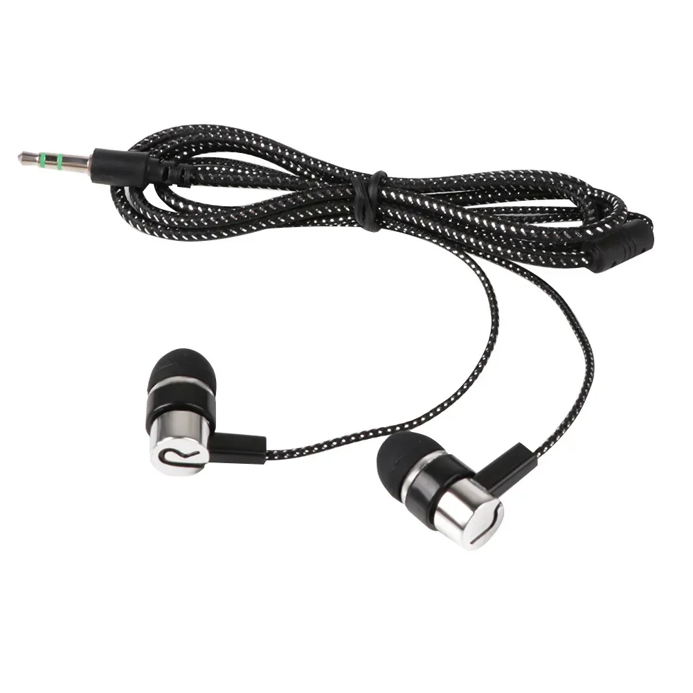 Premium Noise-Cancelling Wired Earbuds with Enhanced Bass