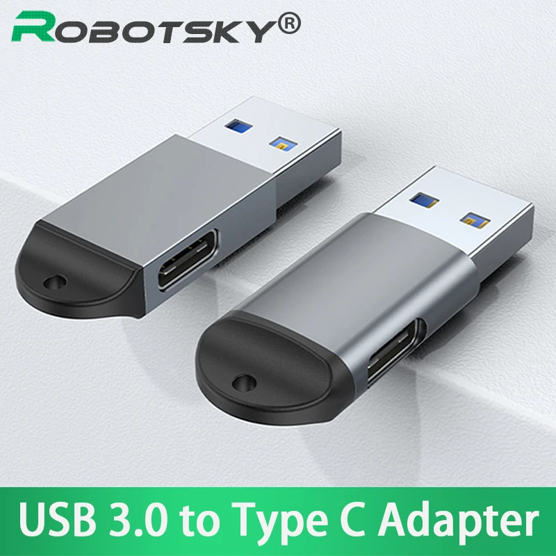 iphone to type c adapter USB Type C Adapter USB 3.0 Male to USB 3.1 USB C Female Type C Adapter for PC Laptop Samsung Huawei Earphone USB Converter iphone to type c converter