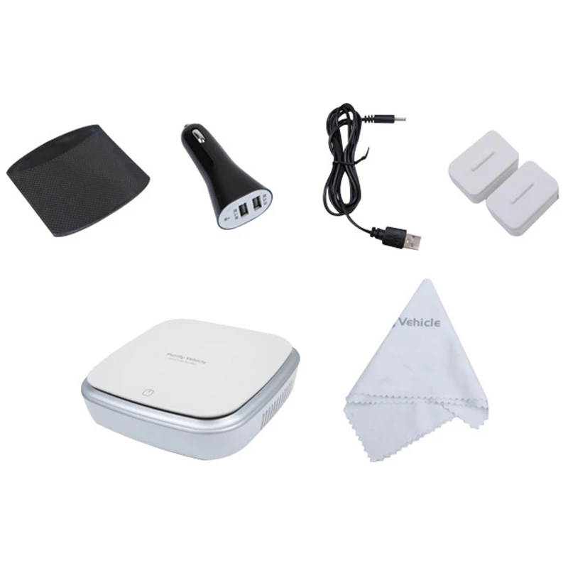 

Smart Air Purifiers Car Ionizer Car Air Purifiers Smoke Dust Remover Portable USB Air Cleaner For Car Home Use