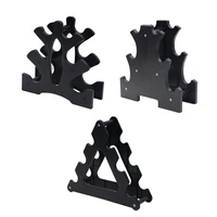 Dumbbell Rack 3 Tier Dumbbell Rack Stand Only Compact Weight Rack for Dumbbells Small for Home Gym Organization