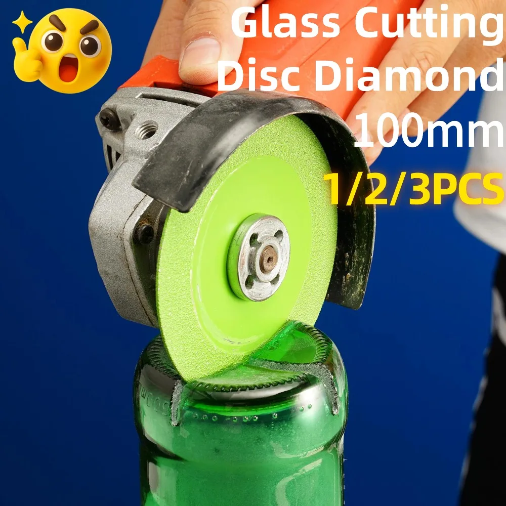 100mm Glas Trennscheibe Diamant Ultradünne Sägeblatt Diamant Jade Weinflasche Keramik Polnisch Winkelschleifer Maschine