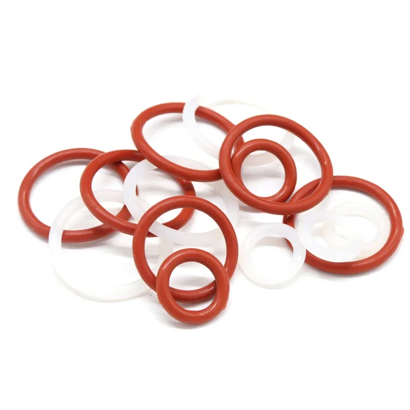 10-Piece High-Temperature Silicone O-Ring Set - Versatile Pressure Cooker Seals