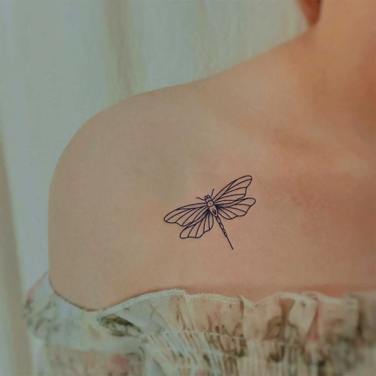 4pcs Herbal Juice Dragonfly Bee Temporary Tattoo Sticker Creative Geometry  Totem Waterproof Body Art Fake Tattoos for Men Women - AliExpress, image size:1200x1200