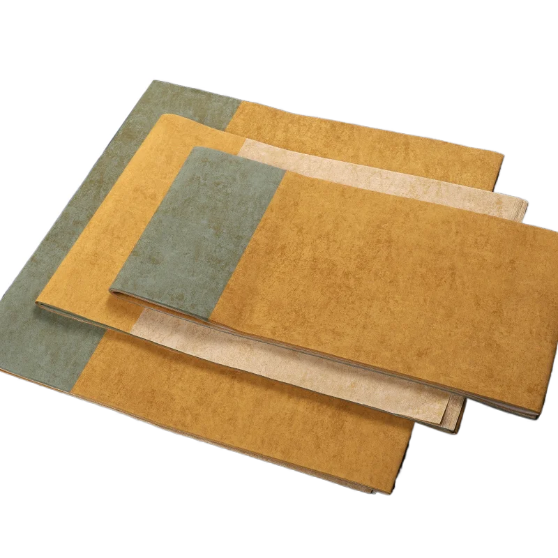 

Retro Batik Handmade Half Ripe Xuan Paper Chinese Calligraphy Brush Creation Works Rice Paper Running Regular Script Papel Arroz