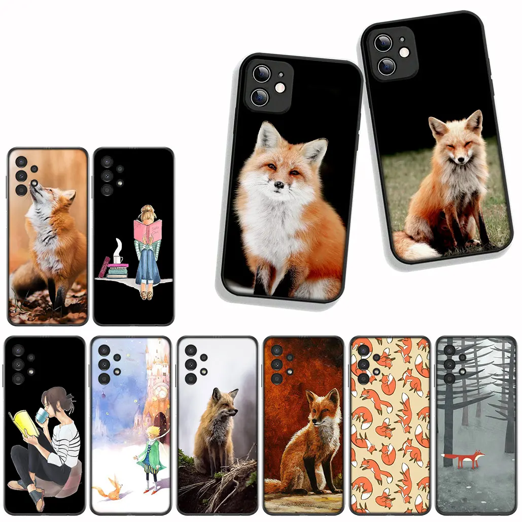 Anime Fox Funny Cute Phone Cover Case
