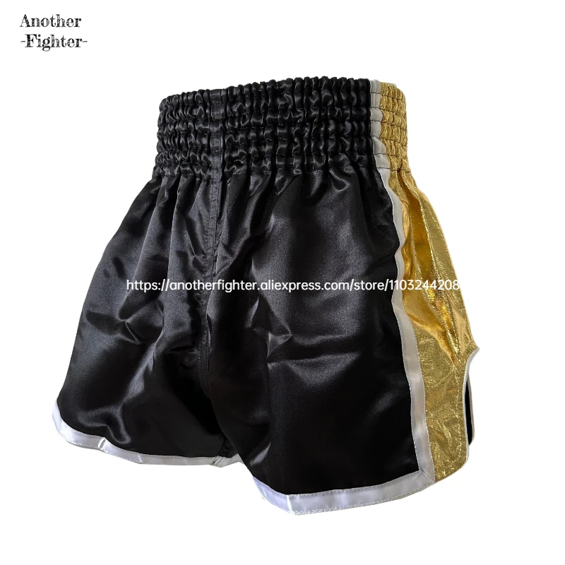 No Logo Boxing Shorts Mens Womens Kids Muay Thai Shorts Silk Satin Kickboxing Cage Fighting Plain Martial Arts Clothing