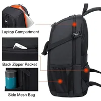 Computer camera backpack suitable for Canon, Nikon, Sony cameras, large capacity, multi-functional photography bag, double shoul - Image 2