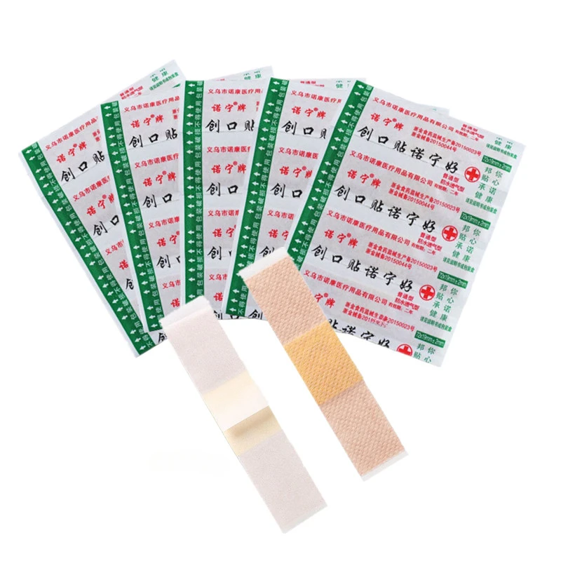 

50pcs/set Skin Finger Band Aid Wound Dressing Patch for First Aid Adhesive Bandages for Baby Adult Plasters Woundplast Strips