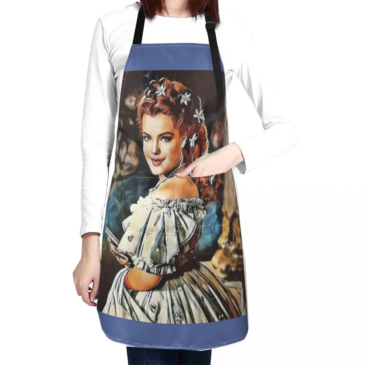 

EMPRESS SISSI - PENCILED VERSION Apron Barber christmas decoration