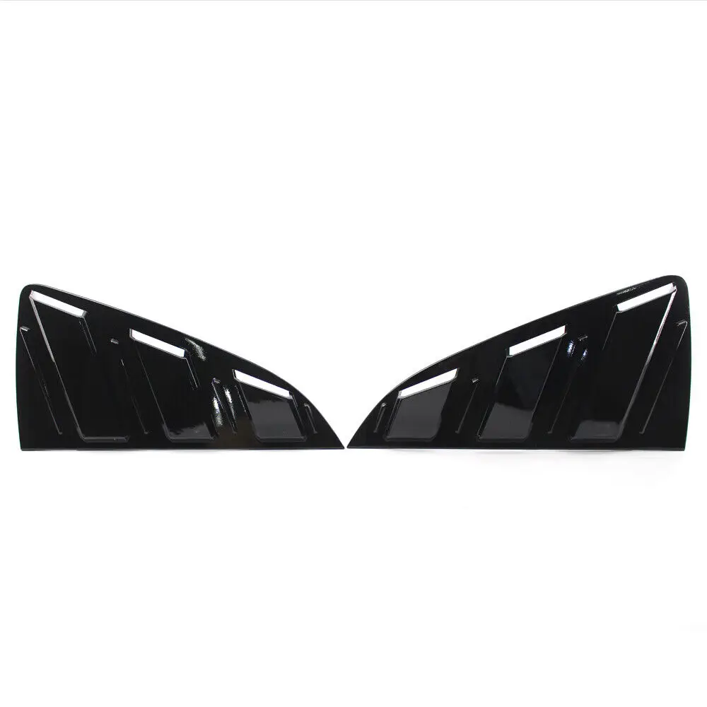 Pair Car Rear Window Shutter Cover Trim For Volkswagen VW Polo MK5 6R 6C 2011-2018 Rear Quarter Panel Side Window Louver