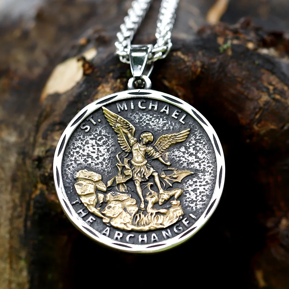Holy Guardian Archangel Michael - Pendant Necklace by The Nevermore main image 1