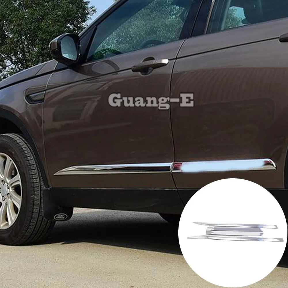 

Автомобильная крышка ABS отделка кузова, молдинг на боковые двери для Land Rover Discovery Sport 2015 2016 2017 2018 2019 рамка с полосками и лентами