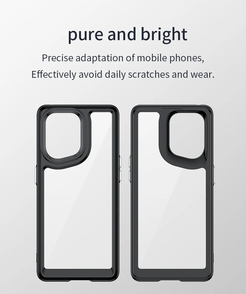 TECHGEAR Coque Oppo Find X5 Pro 5G [Fusion FX Case] Mince Et Léger, Robuste Antichoc Coque, Gel Bumper Et Coque Arrière Dure, Coque Compatible Avec Oppo Find X5 Pro 5G [Noir